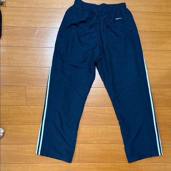 Adidas Dark Blue Joggers with White Stripes - Picture 5 of 5